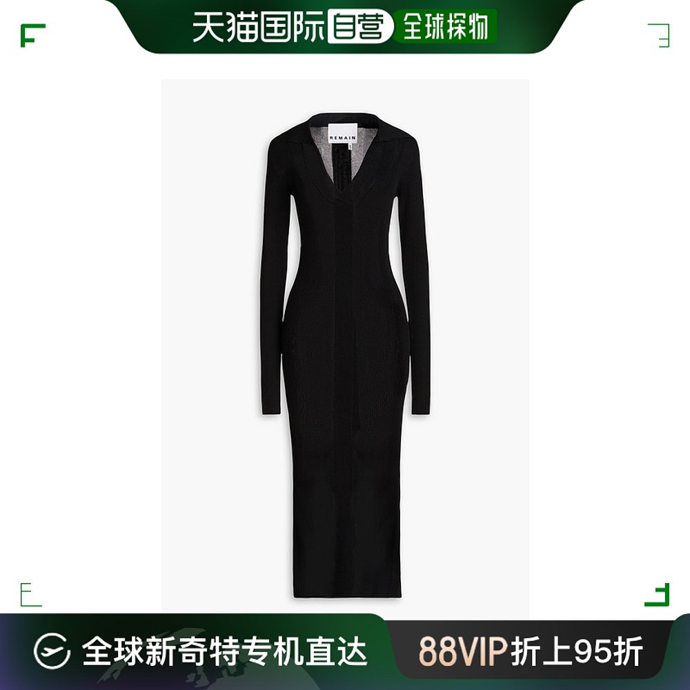香港直邮潮奢 Remain 女士 Joy 罗纹针织中长连衣裙 RM1891