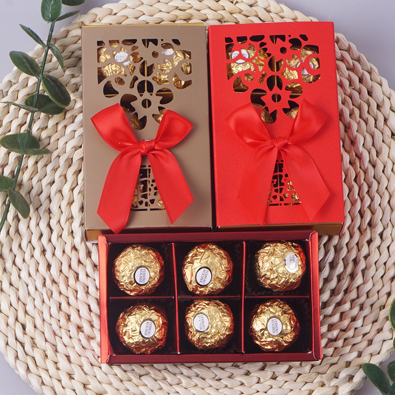 十盒费列罗巧克力礼盒装喜糖成品结婚订婚送礼回礼创意糖果六粒装