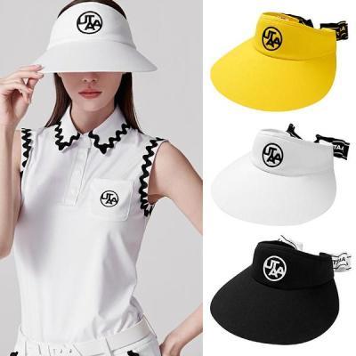 原单UTAA高尔夫球帽女22款防紫外线大檐帽简约字母golf无顶防晒帽