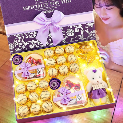 德芙巧克力礼盒送人高级送女友生日礼物情人节教师节礼物520七夕