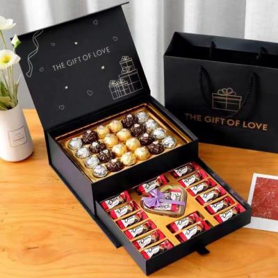 德芙巧克力礼盒装创意小零食大礼包母亲情人节生日礼物送同事女生