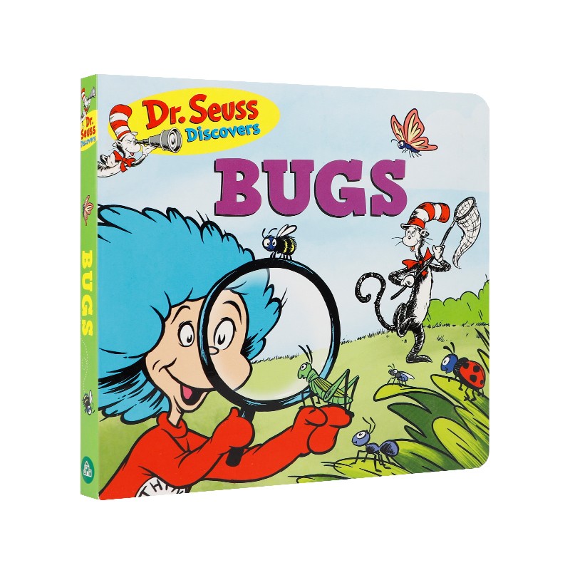 Dr. Seuss Discovers Bugs  苏斯博士发现系列 纸板书 昆虫 英文原版 幼儿启蒙绘本
