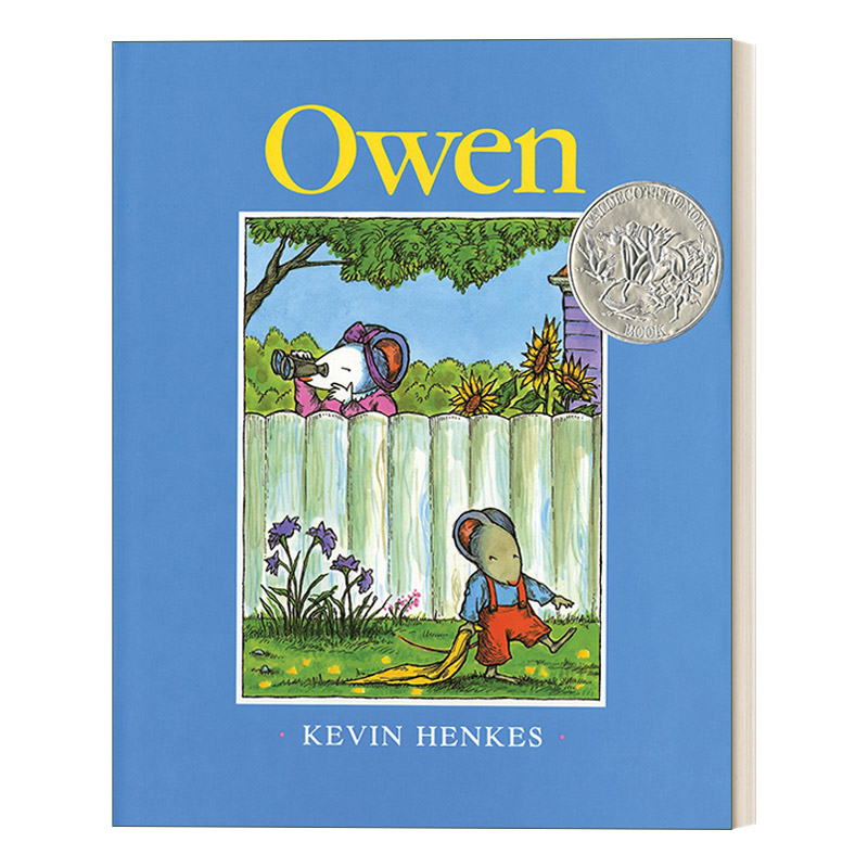 英文原版 Owen 阿文的小毯子 凯迪克银奖 儿童情绪管理 精装绘本 英文版 进口英语原版书籍