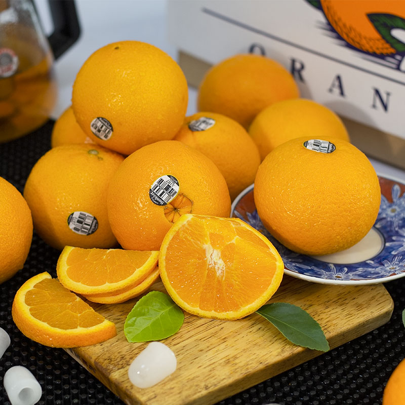进口Sunkist新奇士橙当季新鲜脐橙甜橙孕妇水果5斤黑标3107加洲橙