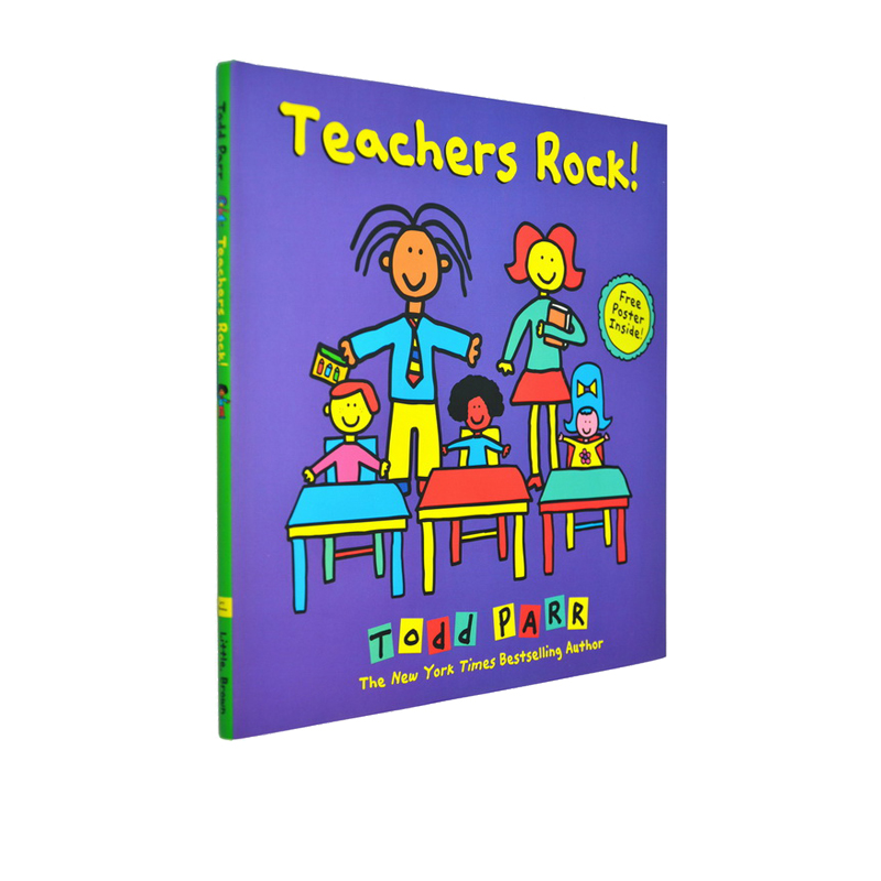 英文原版 Teachers Rock 精装 绘本图画书 名家Todd Parr 纽约时报畅销书作家 孩子的情商培养书系列