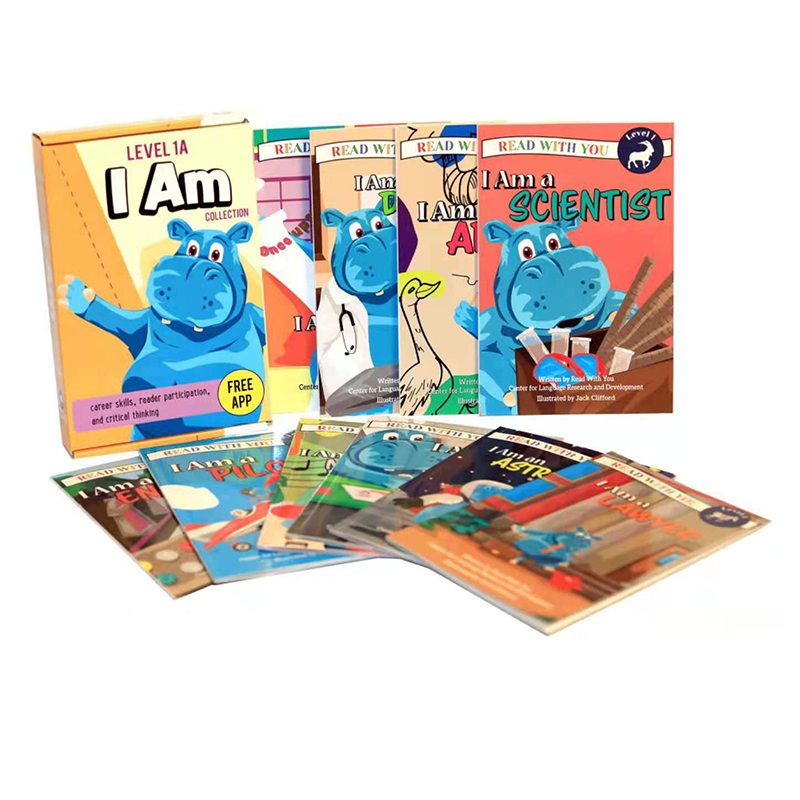 英文原版 Level1 A I Am系列 10册 职业启蒙 情商培养 儿童分级读物故事绘本 Read With You