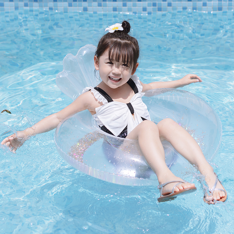儿童泳衣女童夏公主洋气女孩游泳衣连体中小童2024新款女宝宝泳装