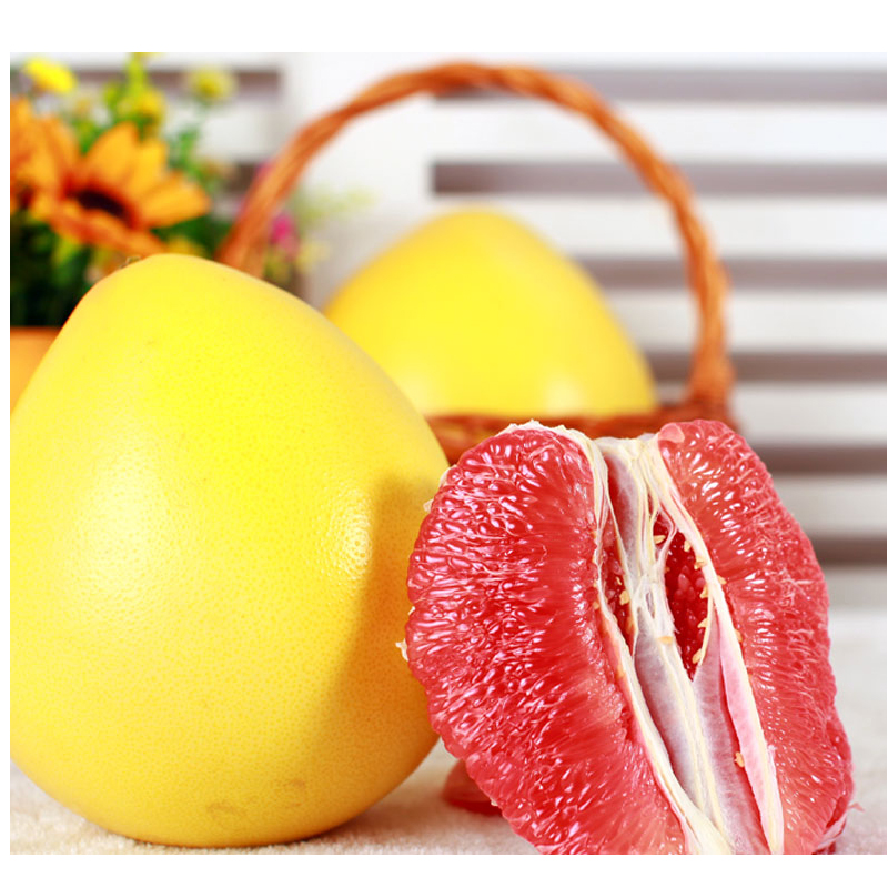 【闽鑫岩】平和红心蜜柚5斤礼盒装 琯溪红肉柚子新鲜水果琯溪蜜柚