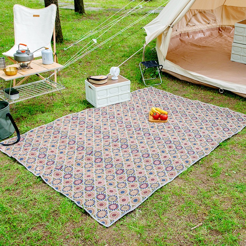 户外防潮垫便携可折叠沙滩垫野外露营地垫公园野餐垫郊游防水加厚