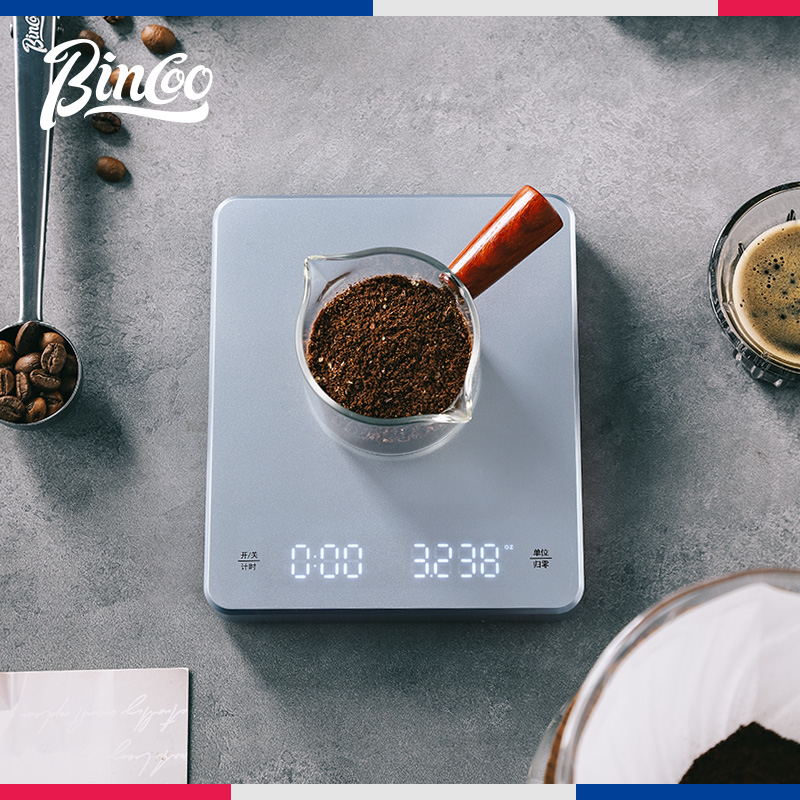 Bincoo手冲咖啡电子秤自动计时智能充电专业咖啡家用小型烘焙称重