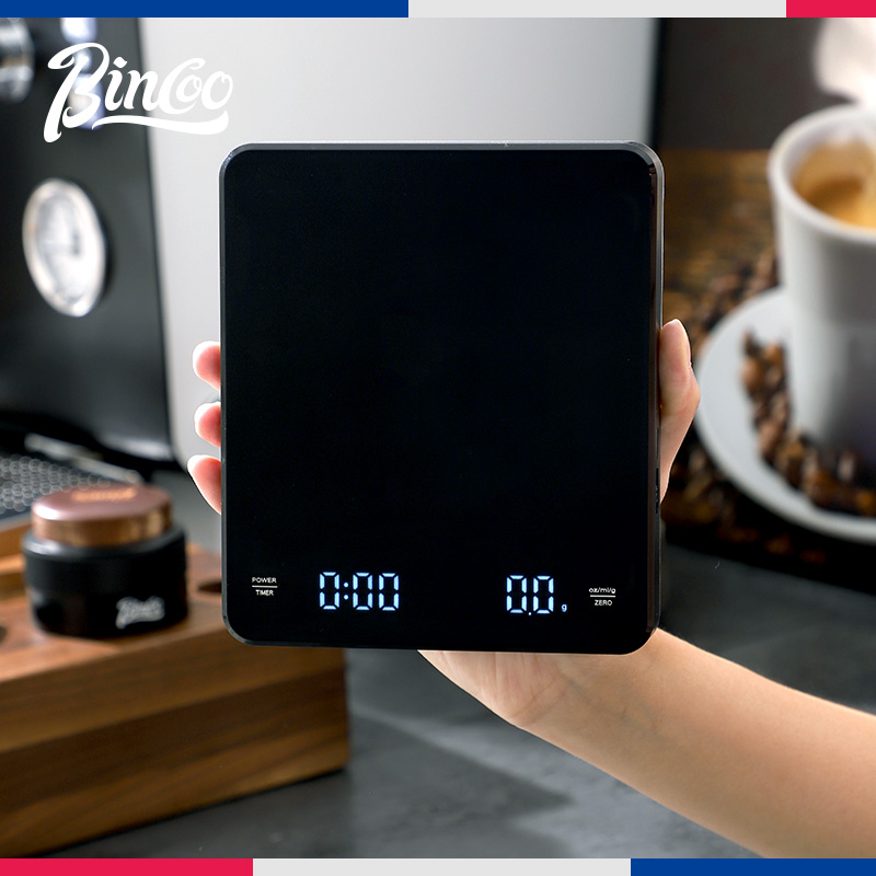 Bincoo手冲咖啡电子秤智能家用厨房秤咖啡豆称重器专用自动计时秤
