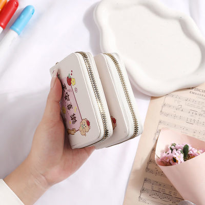 卡包女防消磁卡包证件包2024新款可爱卡通日韩版银行卡套片零钱包