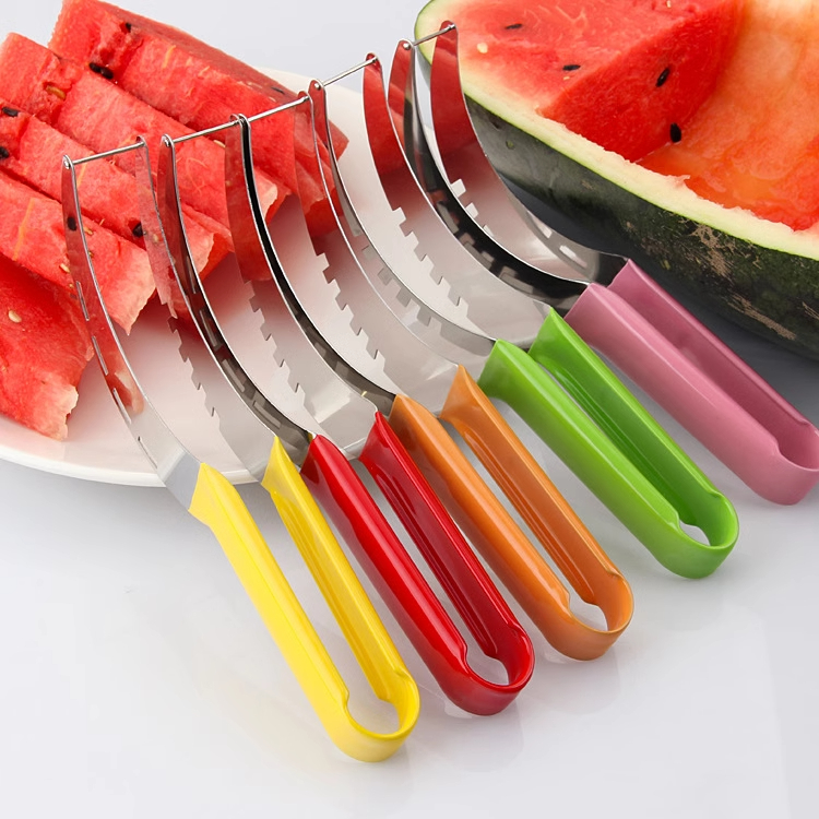 【切西瓜神器】彩色水果切割切片工具家用哈密瓜西瓜切块