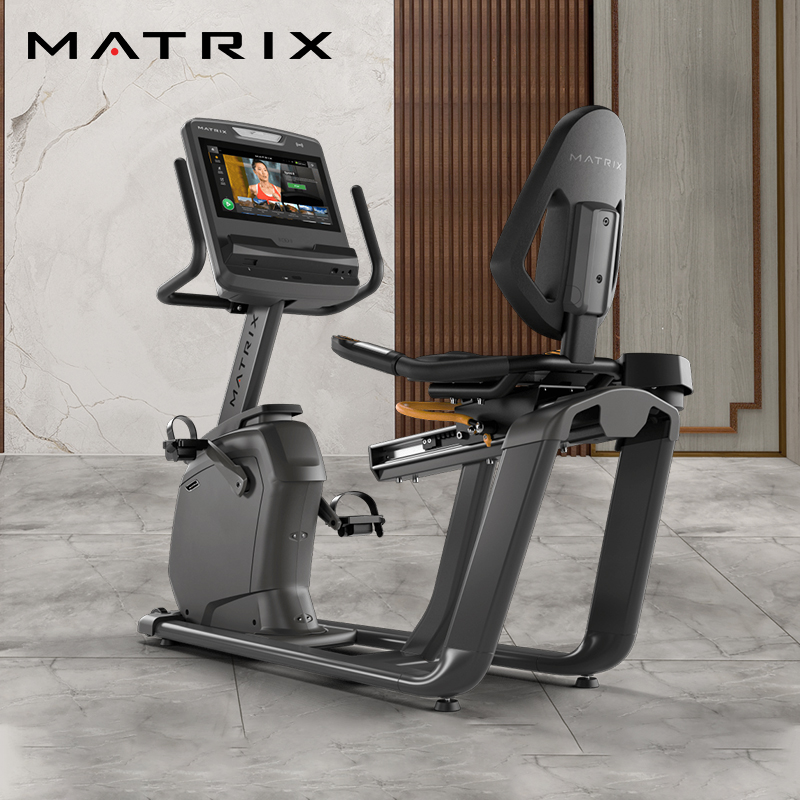 美国Matrix乔山靠背式健身车R-LS高端家用磁控卧式室内静音正品