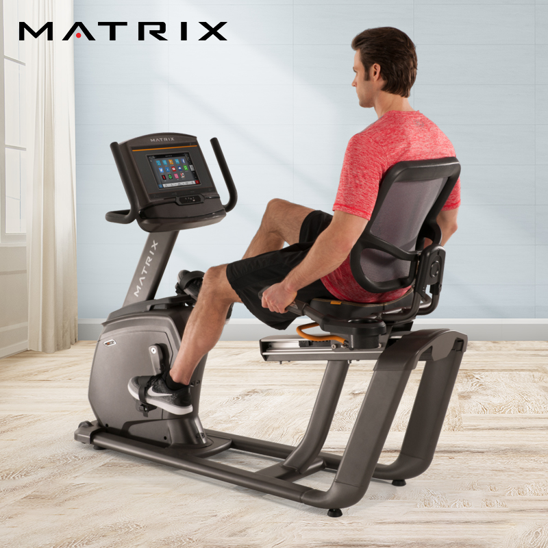 美国乔山靠背式健身车Matrix R30高端家用磁控卧式室内静音正品