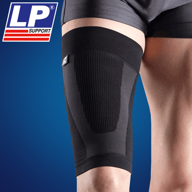 LP运动护腿跑步骑行篮球户外健身跑步足球打球护具护大腿袜套男女