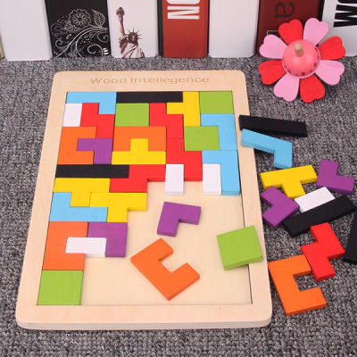 俄罗斯方块拼图积木1-23-6周岁儿童早教益智力开发玩具宝宝男女孩