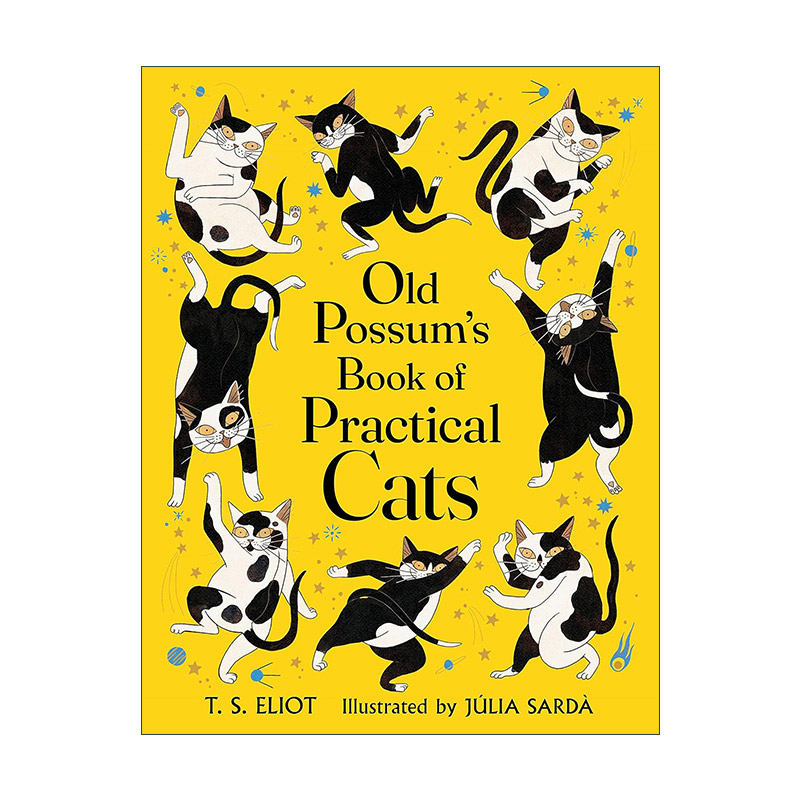 英文原版 Old Possum's Book of Practical Cats 老负鼠的实用猫经 怪猫故事集