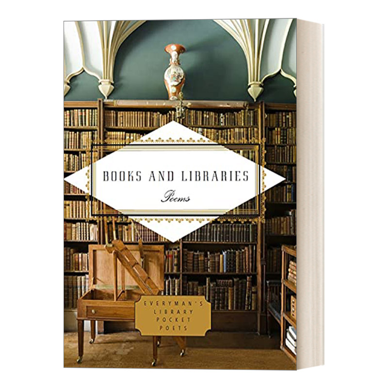 爱书人诗歌集 英文原版 Poems about Books and Libraries Everyman精装收藏版 口袋