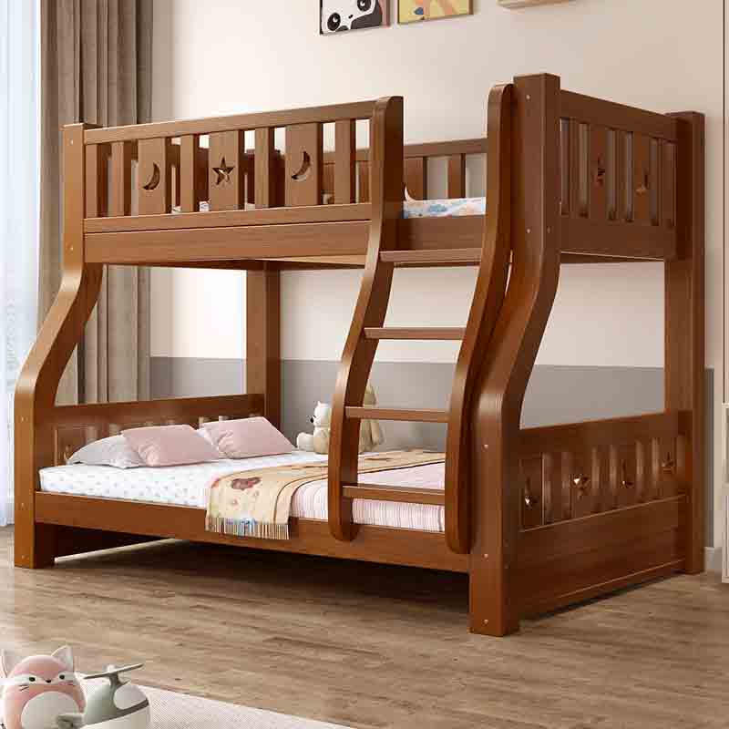 上下床双层次上下铺木床子母床实木高低床儿童床成人姐弟床多功能